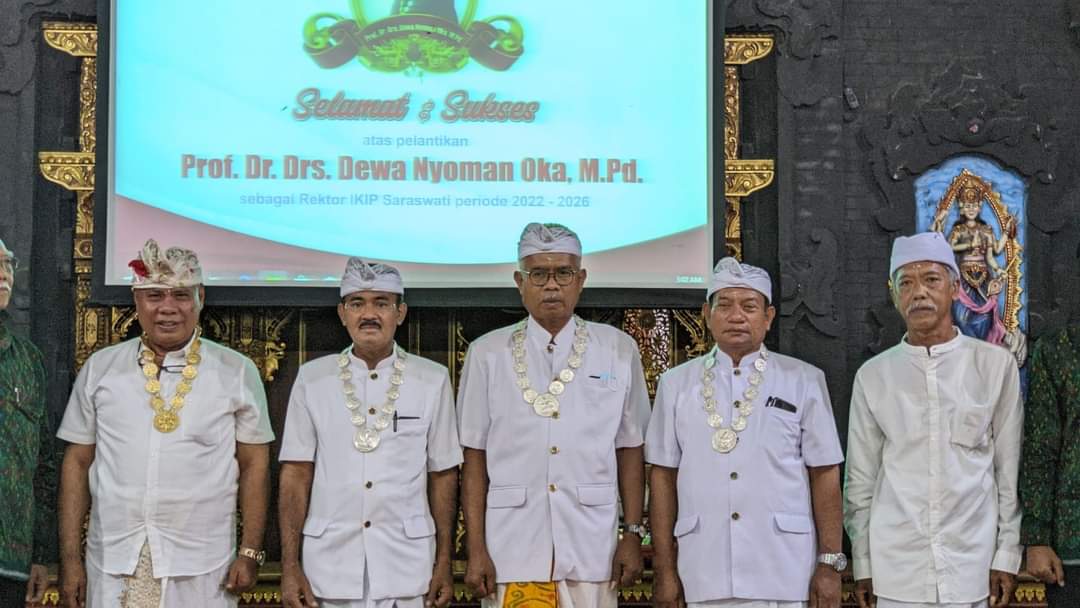 Pelantikan Rektor IKIP Saraswati Periode 2022-2026